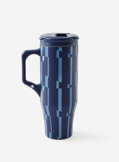 Typo Zig Zag Navy Loft Tumbler