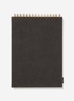 Typo A4 Spiral Sketch Book, Black