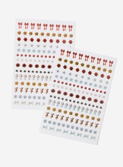 Typo Xmas Icons Lcn Nail Sticker Sheet
