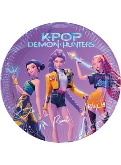 K-Pop Demon Hunters FSC Next Generation Paper Plates, 8 Pcs