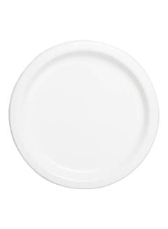 Unique Bright White Plates, Pack Of 8
