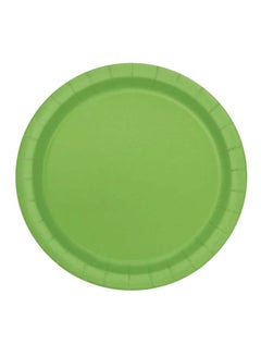Unique Plates, Lime Green, Pack Of 20