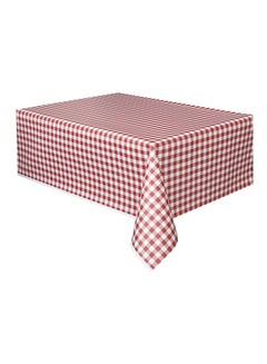 Unique Red Gingham Pattern Tablecover