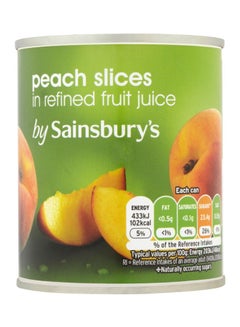 Sainsbury's Peach Slices In Refined Fruit Juice