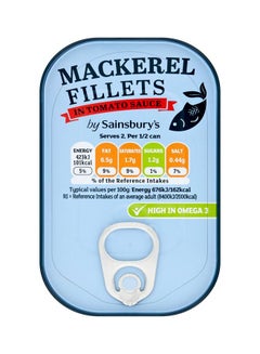 Sainsbury'S Mackerel Fillets In Tomato Sauce