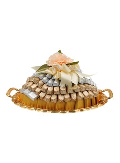 Gifting Chocolate Oval Tray, 1