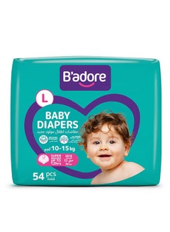 B'Adore Baby Diapers Large, 10-15 Kg, Pack Of 2