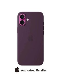 Apple Silicone Case With Magsafe For Iphone 16 Plus, Plum