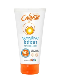 Calypso Kids Water Resistant Face & Body Sunscreen Lotion Spf50+