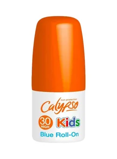 Calypso Kids Water Resistant Roll-On Sunscreen Lotion Spf30, Blue