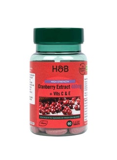 Holland And Barrett High Strength Cranberry Extract 400Mg Tablets