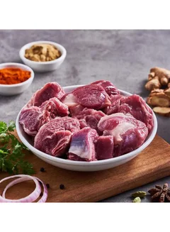 Fresh Indian Mutton Shoulder Biryani Cut