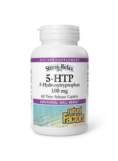 Natural Factors 5-Htp 100Mg Dietary Supplement, 60 Capsules