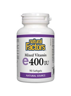 Natural Factors Mixed Vitamin E 90 Softgels