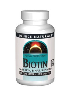 Source Naturals Biotin 10000Mcg Dietary Supplement, 120 Tablets