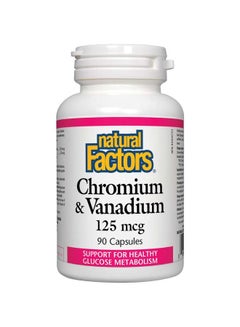 Natural Factors Chromium And Vanadium 90 Capsules