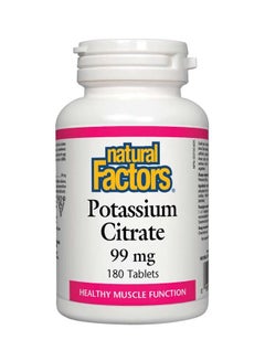 Natural Factors Potassium Citrate 99Mg Tablets, 180 Pcs