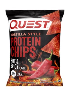 Quest Tortilla Style Protein Chips, Hot & Spicy
