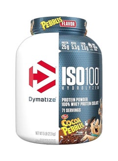 Dymatize Iso100 Hydrolyzed 100% Whey Protein Isolate, Cocoa Pebbles