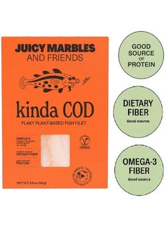 Juicy Marbles Plant-Based Vegan Kinda Cod Flaky Fish Fillet