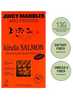 Juicy Marbles Plant-Based Vegan Kinda Salmon Fish Fillet