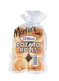 Martin'S Frozen Sliced Burger Potato Rolls, 12 Pcs