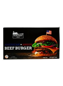 Merchant Meat Frozen American Angus Beef Burger 240g