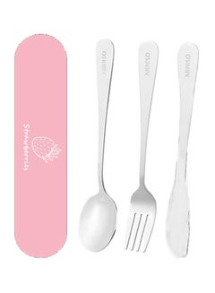 Miniso Fruit Series Cutlery Kit, Strawberry