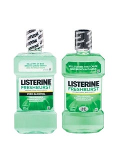 Listerine Antiseptic Fresh Burst Mouth Wash, Pack Of 2