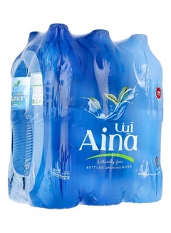 Aina مياه شرب معبأة، عبوة من 6