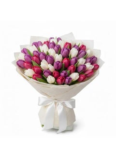 Tulip Harmony Mixed Color Tulips Bouquet For Birthday