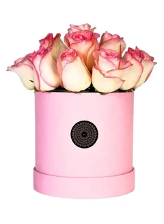 Bloombox Iconic Pink Rose Medium Pink Box