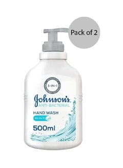 Johnson'S Anti-Bacterial Hand Wash With Sea Salts, Pack Of 2