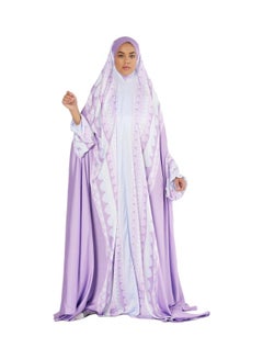 Sabr Baghdad Prayer Dress, Purple, M-L