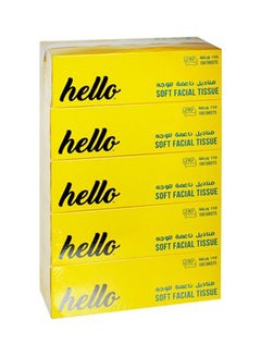 Hello Facial Tissue, 2 Ply, 150 Sheets