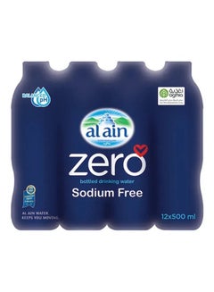 Al Ain Zero Sodium Bottled Drinking Water, Pack Of 12