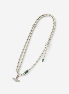 Typo Lanyard Crossbody Strap, River Gum/Typo Green