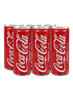 Coca-Cola Soft Drink Can, Pack Of 6
