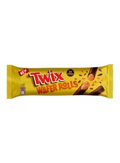 Twix Wafer Rolls Coated With Chocolate