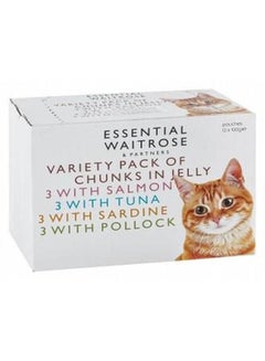 Waitrose Meat And Fish Selection Cat Food, Pack Of 12