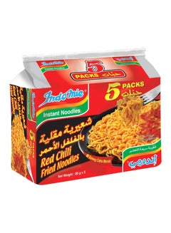 Indomie Instant Noodles, Red Chili, Pack Of 5