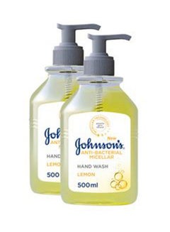 Johnson'S Anti-Bacterial Micellar Hand Wash, Lemon, Pack Of 2