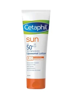 Cetaphil Sun Hypoallergenic Liposomal Face & Body Sunscreen Lotion For Sensitive Skin, Spf50+