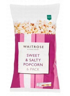 Waitrose Sweet & Salty Popcorn, 6 Pouches