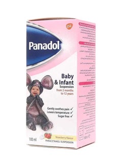 Panadol Baby & Infant Suspension, Strawberry