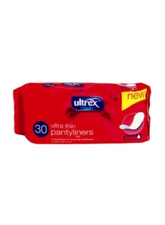 Ultrex Ultra Thin Pantyliners, 30 Pcs