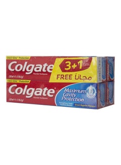 Colgate Maximum Cavity Protection Toothpaste, Regular, Pack Of 4