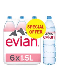 Evian Mineral Water, Pack Of 6