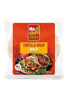 Mu Cha Chos 25 Cm Wheat Tortilla Wrap, 4 Pcs, Spain