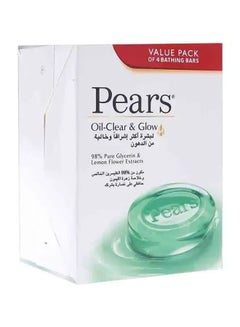 Pears Oil-Clear & Glow Soap Bar, Pack Of 4